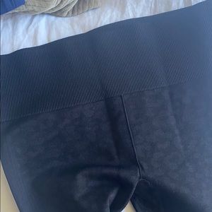 Varkey black leopard leggings - WORN TWICE